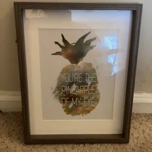Pineapple wall art